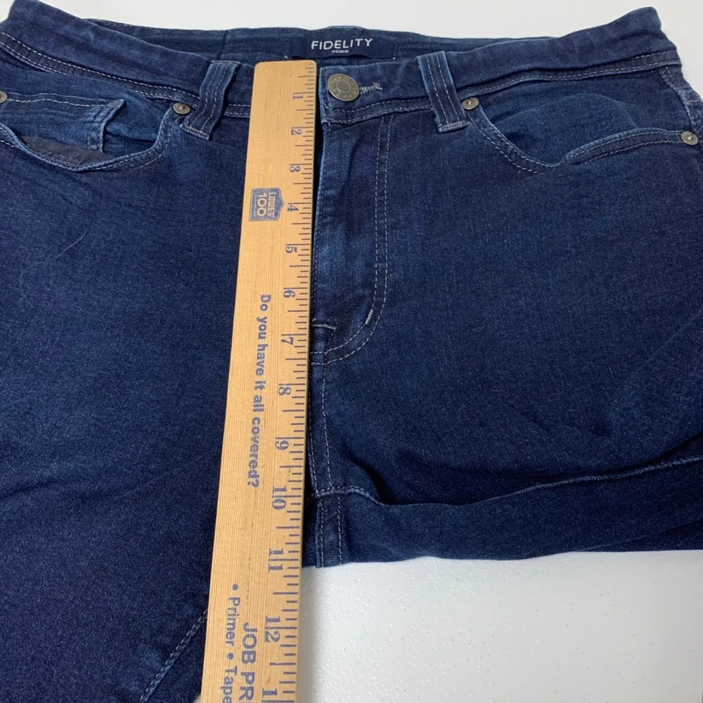 Fidelity Denim Jimmy Jeans Mens 32x30 Brooklyn Blue Slim Straight M8465 Made USA